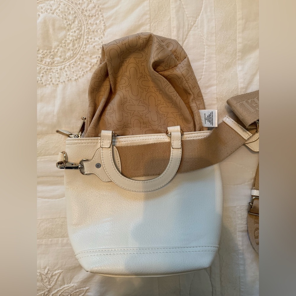 True Religion White and Tan Crossbody Bag - Picture 4 of 9